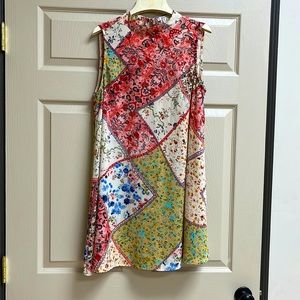 Adorable patchwork Swing Dress